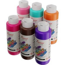 Pratik Ev Tamamlayıcı Renkler Akrilik Boya Set, 6X120 Ml, 6'lı