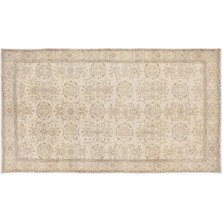Apex Halı El Dokuması Vintage Yün-Pamuk Bej Halı 7171 180 x 312 cm