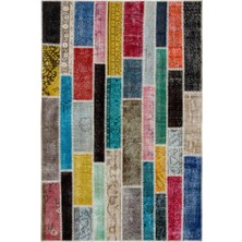 Apex Halı El Dokuma Patchwork Multi Naturel 34178 158 cm x 235 cm