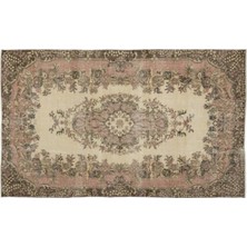 Apex Halı El Dokuması Vintage Yün-Pamuk Bej Halı 15170 175 x 291 cm