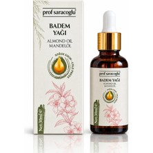Prof Saracoğlu Prof Saraçoğlu Soğuk Sıkım Badem Yağı Doğal 30 ml