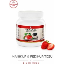 Radical Çilek Aromalı Manikür Tozu 1000 gr El ve Ayak Bakımında Yumuşaklık ve Parlaklık Sağlar