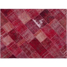 Apex Halı El Dokuması Vintage Yün-Pamuk Kırmızı Halı 22014 160 x 230 cm