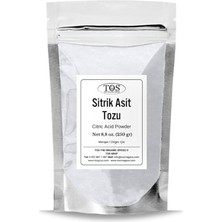 Pratik Ev Sitrik Asit Tozu 250 G (1. Kalite) Citric Acid Powder, TOS1926