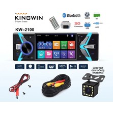 Kingwin Ekranlı Teyp – 4″ Bluetooth, Usb, Aux, Sd Card -Park Kamerası Hediyeli