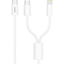 Pratik Ev 2in1 Usb-C Data ve Şarj Kablosu IP12