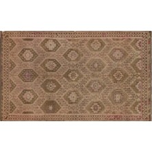 Apex Halı El Dokuması Vintage Yün-Pamuk Geometric Halı 36561 166 x 286 cm