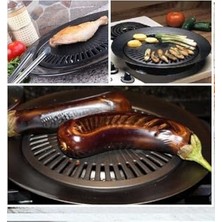 Pratik Ev Ultra Lüks Kalite Su Hazneli Ocak Üstü Granit Grill Barbekü Izgara Mangal, KHV2211