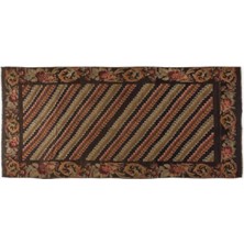 Apex Halı El Dokuması Vintage Yün-Pamuk Karabağ Halı 0608 147 x 315 cm