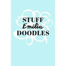 Pratik Ev Kişiselleştirilebilir Doodle Çizim Defteri, 6 x 9 Inch, 110 Boş Noktalı Kareli Sayfa