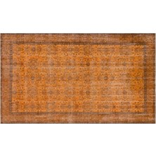 Apex Halı El Dokuması Vintage Yün-Pamuk Turuncu Halı 34405 166 x 290 cm