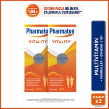 Pharmaton Vitality_60 Tablet 2'li Avantaj Paketi
