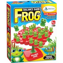 Mind Area Frog Game Denge Oyunu Aile İçin Eğlenceli Akıl Zeka Strateji 3+ Yaş Çok Renkli