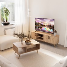Mezza Set 1586-2076 Exxen Tv Ünitesi + Exxen Orta Sehpa - Sepet Rengi