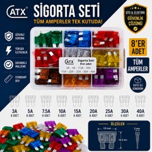 Oto Bıçak Sigorta Seti Bütün Amperler Kutulu Tesisat Plan Seti