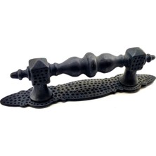 Antika Tarz Dekoratif Pirinç Ağır Kapı Çekme Kolu - Küçük, 215X40 Mm, Oksit