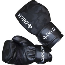 Delta Warrior Dura-Strong Kamuflaj Desen Boks Eldiveni 12 oz Konforlu Kullanım için Tasarlandı
