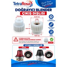 Arzum AR1035 Prochopp Eco Uyumlu  Doğrayıcı Blender Çıkış Dişlisi