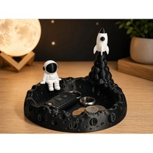 Astronot & Roket Dekoratif Masaüstü Tepsisi