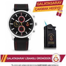 Galatasaray Deri Kol Saati U13855 - GS Çakmak Hediyeli