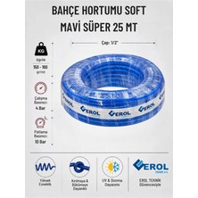 Erol Teknik Bahçe Hortumu Soft Mavi Süper 25 mt