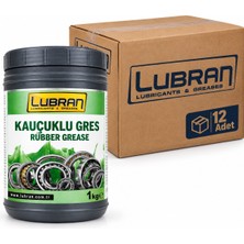 Lubran Kauçuklu Yeşil Gres 1 kg 12'li Paket