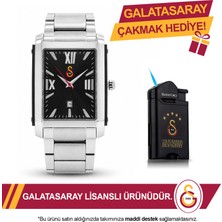Galatasaray Çelik Kol Saati U13631 - GS Çakmak Hediyeli