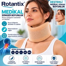 Rotantix Medikal Sünger Boyunluk,boyun Fıtığı Boyun Destek Boyun Düzleşmesi Korse