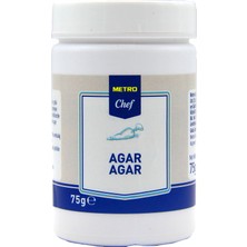 Metro Chef Agar Agar 75 gr Bitkisel Kivam Arttırıcı Doğal İçerik ile Gıda Katkı Maddesi