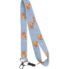 Royalvance Mavi Pötikare Kedi Boyun Askı Ipi
