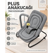 Happy Baby Plus Gri Ana Kucağı 0-10 kg Emniyet Kemeri Bağlantısı ile Güvenli Taşıma