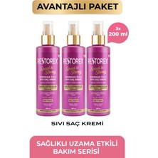 Restorex Speed Strong Işıltılı Bakım Sıvı Saç Kremi 3 x 200 ml