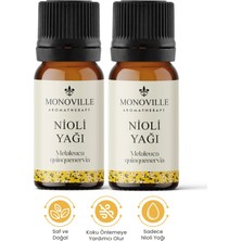 Monoville Nioli Uçucu Yağı 2'li Set Saf ve Doğal (Niaouli Essential Oil) 2x10 ml