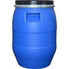 GLC PAINTS 25 lt. Sızdırmaz Conta Özellikli Plastik Varil - Bidon Mavi HDPE Gövde Metal Çember