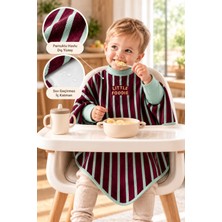 Reyo 6 Ay-6 Yaş Uzun Kollu Bebek Mama Önlüğü, Çocuk Aktivite Önlüğü, Pamuklu, Sıvı Geçirmez Iç Katmanlı Havlu Bebek Beslenme Önlüğü - Little Foodie