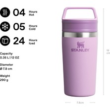 Store Café-To-Go Termos Bardak 0.35 Litre - Lila | Paslanmaz Çelik