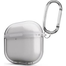 Pratik Ev Apple Airpods 4 ile Uyumlu Airbag 42 Askı Aparatlı Kulaklık Kılıfı Şeffaf