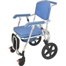 Medikalcim Comfort Plus DM-70 Banyo ve Tuvalet Özellikli Katlanabilir Tekerlekli Sandalye 9,4 kg Ağırlığında