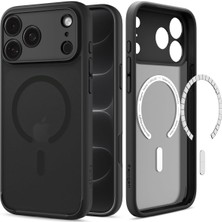 Store iPhone 18 Pro / 17 Pro ile Uyumlu Magsafe Kılıf Ultra Hybrid Mag Fit Frost Black - ACS10069