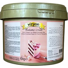 Vizyon Madame Cream Krem Patiseri Için Beyaz Çikolatalı Baz 6 kg