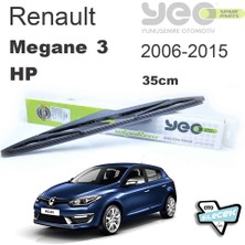 Yeo Renault Megane 3 Hb Arka Silecek 35 cm 2006-2015 Uyumlu Yüksek Performanslı
