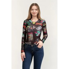 Versace Jeans Couture Women's Blouse Black