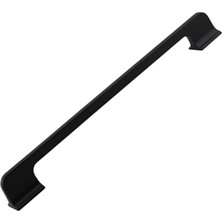 Pratik Ev Kapak, Afra Metal Mat Siyah Kulp 224 mm 22.4 cm Mobilya Çekmece Mutfak Dolabı Dolap Kulp Kulb Kulpu
