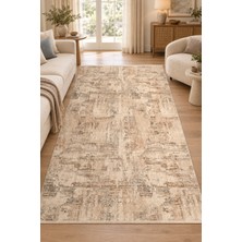 Ally Carpet Urum Fesya Modern Geçiş Efektli Salon Oturma Odası Robot Süpürge Uyumlu Kolay Temizlenebilir Polyest