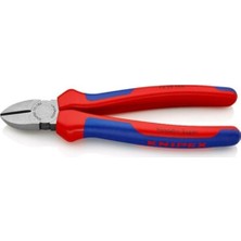 Knipex 7002180 İzoleli Yan Keski 180 mm Krom Vanadin Yüksek Performanslı Ergonomik Tasarım