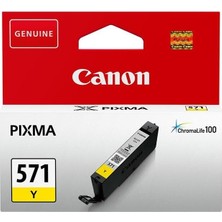 Pluscopy Canon CLI-571Y   Sarı Mürekkep Kartuş
