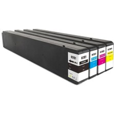 Pluscopy Epson   T02Q1-T02Q4 Orijinal Çipli 4 Renk Muadil Kartuş Seti WF-C20600