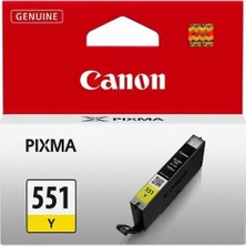 Pluscopy Canon CLI-551Y   Sarı Kartuş
