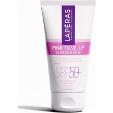 Pratik Ev Aydınlatıcı Ton Eşitleyici Yüksek Koruma Spf 50+ Nemlendirici Makyaj Bazı Pembe Güneş Kremi 50 ml