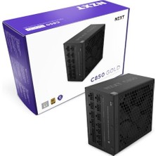 Pratik Ev C850 Gold Atx 3.1 - Tam Modüler Düşük Gürültülü Pc Oyun Güç Kaynağı - 850 W - 80 Plus Altın - 12V-2X6 Konnektör - Sıfır Fan Modu -% 100 Japon Kondansatörler - Siyah
